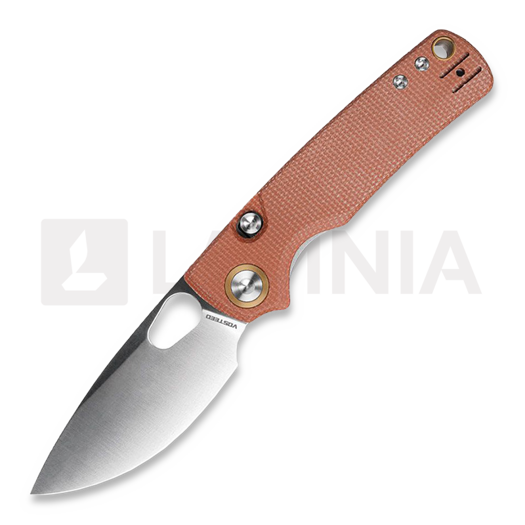Skladací nôž Vosteed Porcupine - Satin - Micarta, hnedá