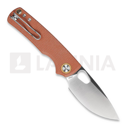 Vosteed Porcupine - Satin - Micarta kääntöveitsi, ruskea