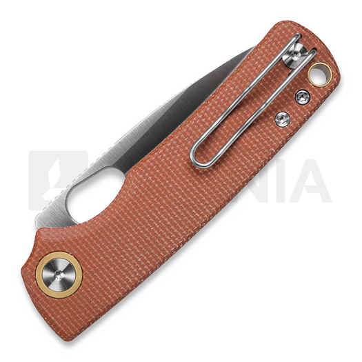 Vosteed Porcupine - Satin - Micarta kääntöveitsi, ruskea