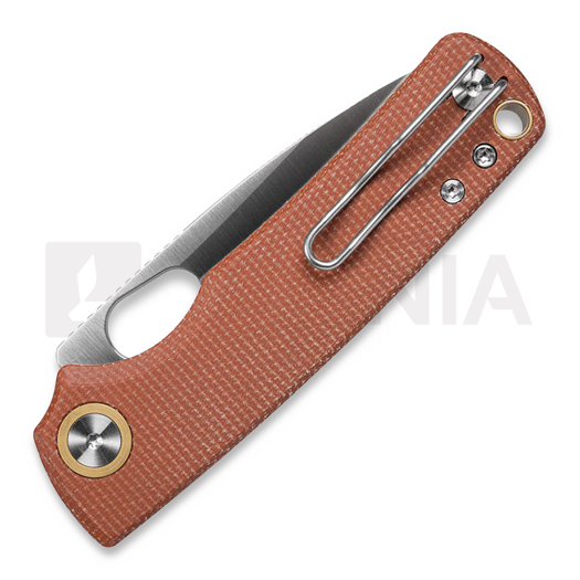 Vosteed Porcupine - Satin - Micarta folding knife, brown