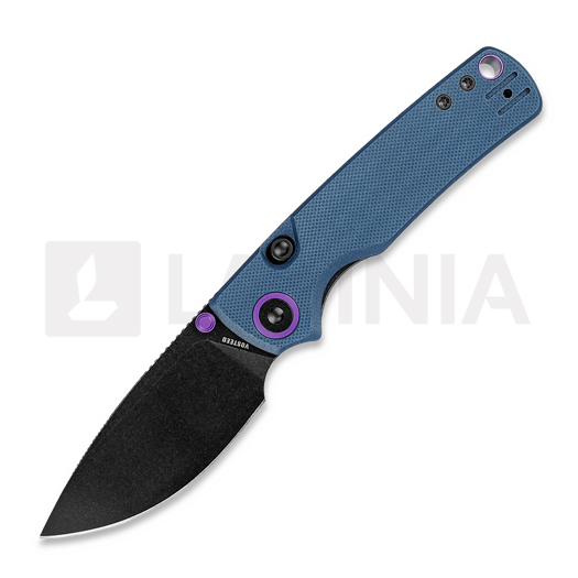 Vosteed Porcupine T - Blackwash - G10 fällkniv, blå