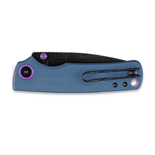 Vosteed Porcupine T - Blackwash - G10 fällkniv, blå