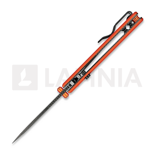 Vosteed Porcupine T - Blackwash - G10 fällkniv, orange
