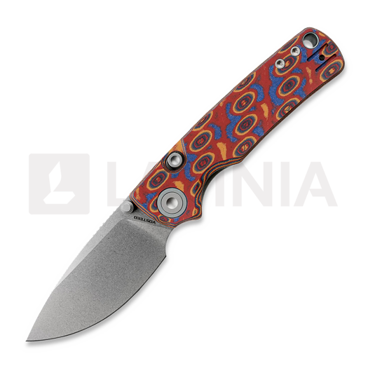 Vosteed Porcupine T - Stonewash - Micarta 접이식 나이프, Copper Raindrop