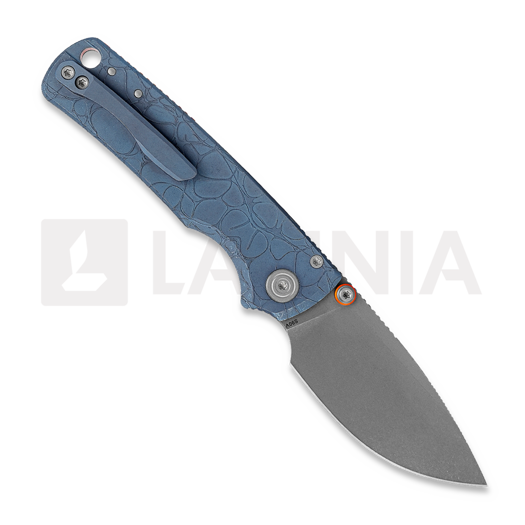 Vosteed Porcupine TiSlim - Acid Wash - Titanium folding knife, Acid Wash Blue