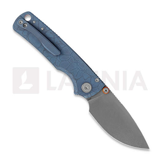 Vosteed Porcupine TiSlim - Acid Wash - Titanium folding knife, Acid Wash Blue