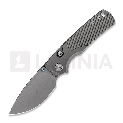 Vosteed Porcupine TiSlim - Acid Wash - Titanium folding knife, Acid Wash Gray