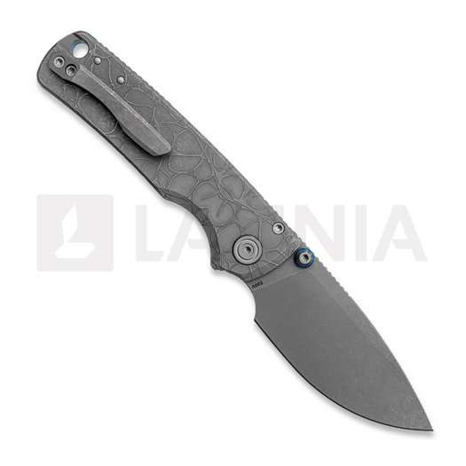 Vosteed Porcupine TiSlim - Acid Wash - Titanium sulankstomas peilis, pilka