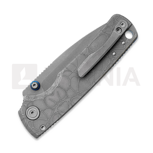 Vosteed Porcupine TiSlim - Acid Wash - Titanium Taschenmesser, grau