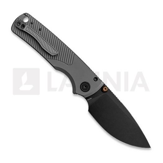 Vosteed Porcupine TiSlim - Blackwash - Titanium &ouml;sszecsukhat&oacute; k&eacute;s, Dim Gray