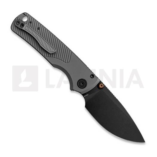 Vosteed Porcupine TiSlim - Blackwash - Titanium sulankstomas peilis, Dim Gray