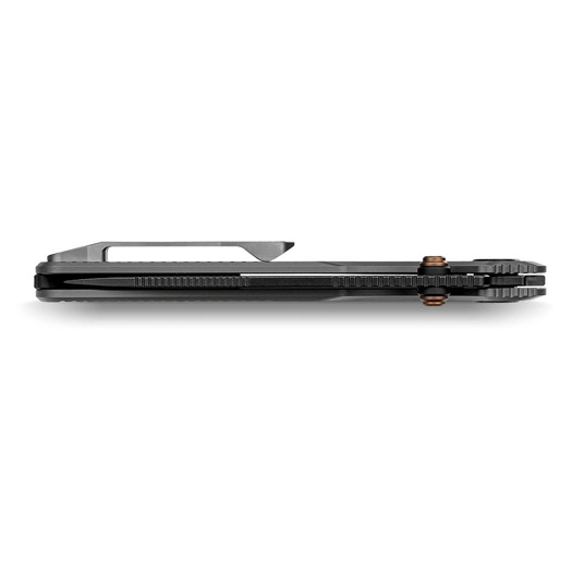 Vosteed Porcupine TiSlim - Blackwash - Titanium &ouml;sszecsukhat&oacute; k&eacute;s, Dim Gray
