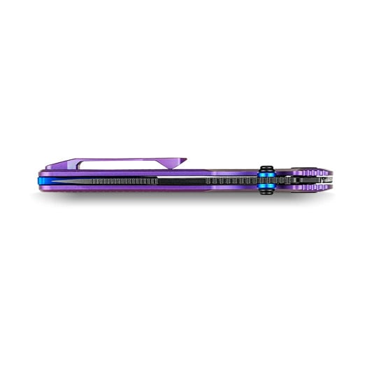Liigendnuga Vosteed Porcupine TiSlim - Blackwash - Titanium, Rebecca Purple
