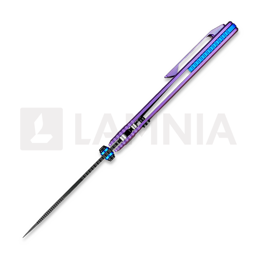 Liigendnuga Vosteed Porcupine TiSlim - Blackwash - Titanium, Rebecca Purple
