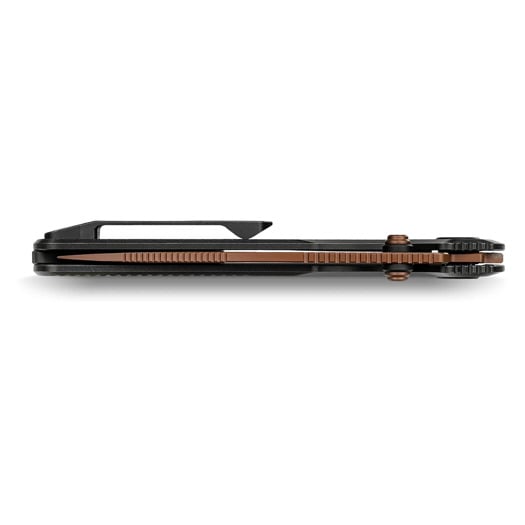 Vosteed Porcupine TiSlim - Copper Dune - Titanium &ouml;sszecsukhat&oacute; k&eacute;s, fekete