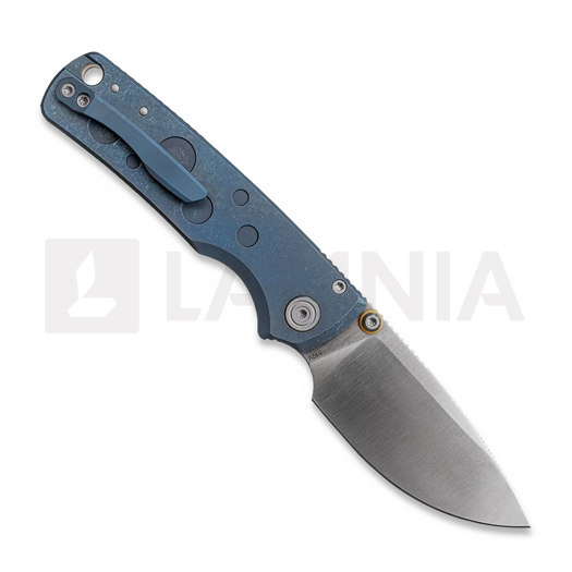 Vosteed Porcupine TiSlim - Satin - Titanium Taschenmesser, blau
