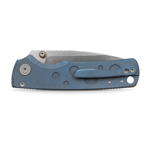 Vosteed Porcupine TiSlim - Satin - Titanium Taschenmesser, blau