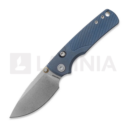 Vosteed Porcupine TiSlim - Stonewash - Titanium kääntöveitsi, sininen
