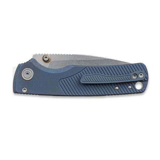 N&oacute;ż składany Vosteed Porcupine TiSlim - Stonewash - Titanium, niebieska