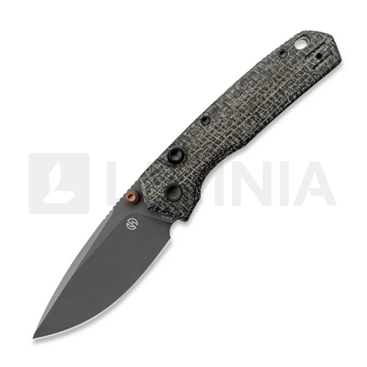 Vosteed Psyop 299 - Destroyer Gray - Norplex UltreX Micarta összecsukható kés, fekete