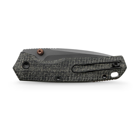 Vosteed Psyop 299 - Destroyer Gray - Norplex UltreX Micarta &ouml;sszecsukhat&oacute; k&eacute;s, fekete