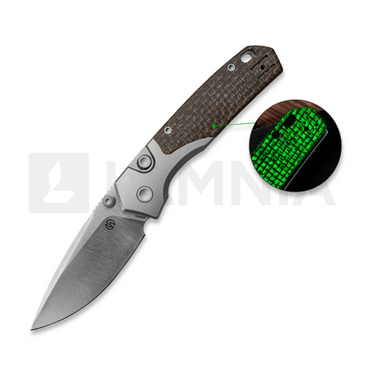 Liigendnuga Vosteed Psyop 299 - Satin - GID Micarta, pruun