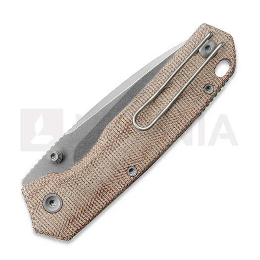 Vosteed Psyop 299 - Stonewash - Norplex UltreX Micarta Taschenmesser, natural