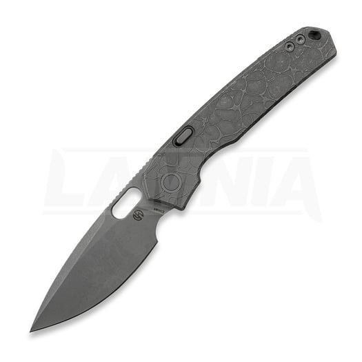 Vosteed Psyop 332 - Acid Wash & Stonewashed - Titanium סכין מתקפלת, Dim Gray