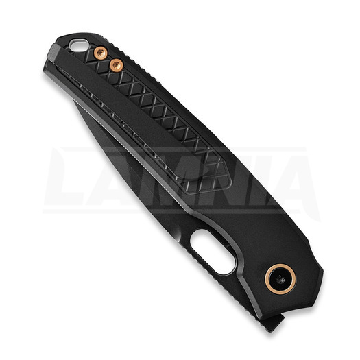 Vosteed Psyop 332 - Blackwash - Titanium folding knife, black