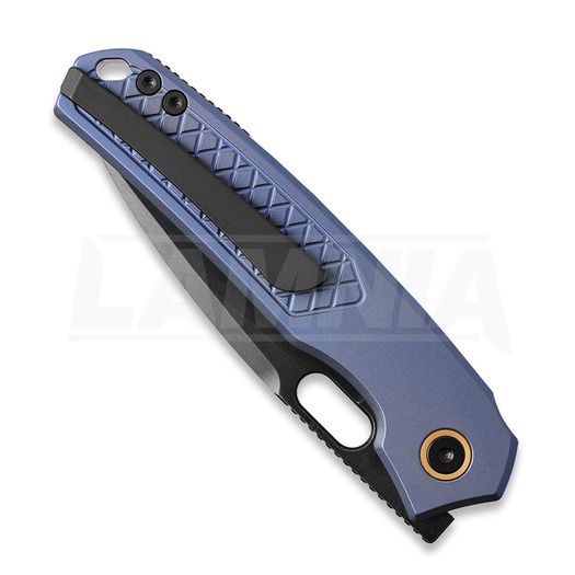 Vosteed Psyop 332 - Blackwash - Titanium k&auml;&auml;nt&ouml;veitsi, sininen