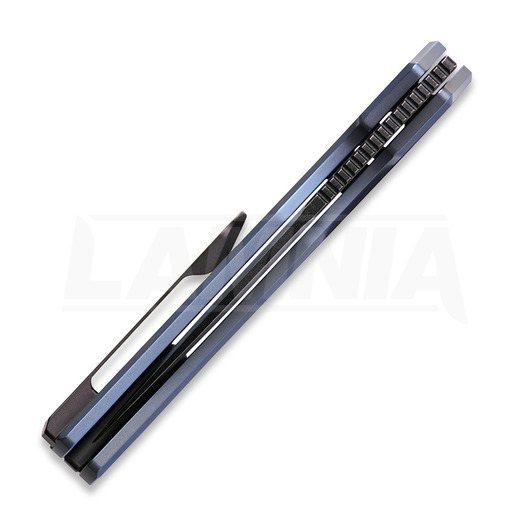 Vosteed Psyop 332 - Blackwash - Titanium kääntöveitsi, sininen