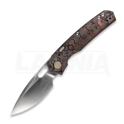 Vosteed Psyop 332 - Satin - Fat Carbon foldekniv, uni-copper