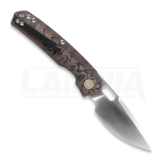 Vosteed Psyop 332 - Satin - Fat Carbon 折叠刀, uni-copper