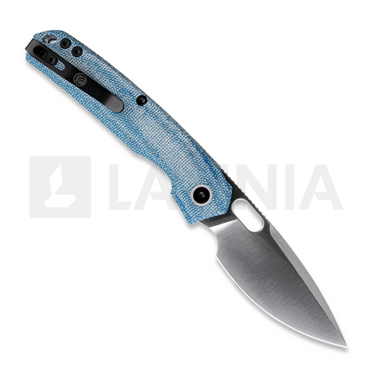 Coltello pieghevole Vosteed Psyop 332 - Satin - Norplex UltreX™ Micarta, blu