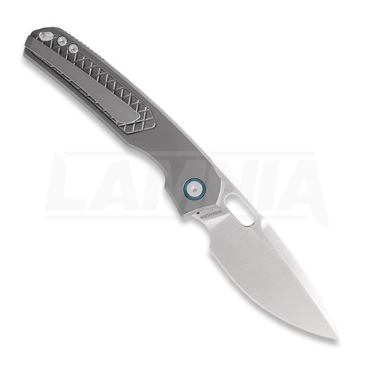 Vosteed Psyop 332 - Satin - Titanium sulankstomas peilis, pilka