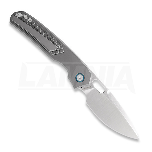 Nóż składany Vosteed Psyop 332 - Satin - Titanium, szara