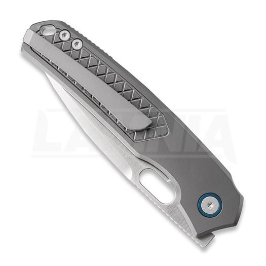 Vosteed Psyop 332 - Satin - Titanium sulankstomas peilis, pilka