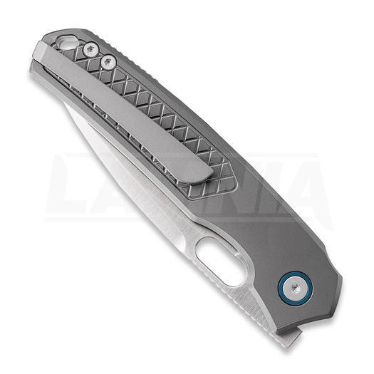 Nóż składany Vosteed Psyop 332 - Satin - Titanium, szara