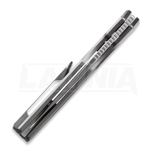 Vosteed Psyop 332 - Satin - Titanium sulankstomas peilis, pilka