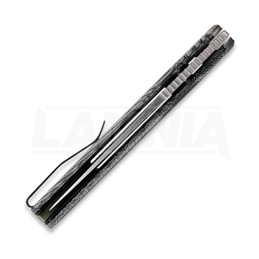 Vosteed Psyop 332 - Stonewash - Norplex UltreX Micarta &ouml;sszecsukhat&oacute; k&eacute;s, fekete