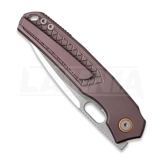 Vosteed Psyop 332 - Stonewash - Titanium sulankstomas peilis, violetinė