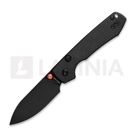 Складний ніж Vosteed Raccoon 2.0 Top Liner Lock - B/W Drop - Micarta, чорний
