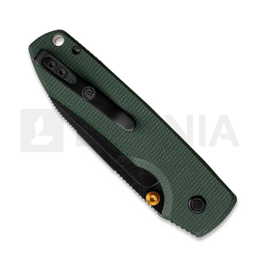 Coltello pieghevole Vosteed Raccoon 2.0 Top Liner Lock - B/W Drop - Micarta, verde