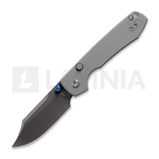 Vosteed Raccoon 2.0 Top Liner Lock - Destroyer Gray Bowie - G10 折り畳みナイフ, 灰色