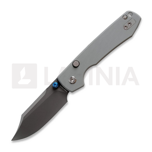Складной нож Vosteed Raccoon 2.0 Top Liner Lock - Destroyer Gray Bowie - G10, серый