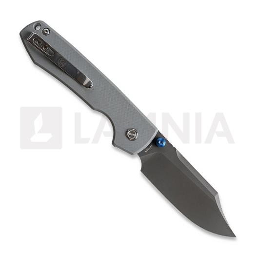 Coltello pieghevole Vosteed Raccoon 2.0 Top Liner Lock - Destroyer Gray Bowie - G10, grigio