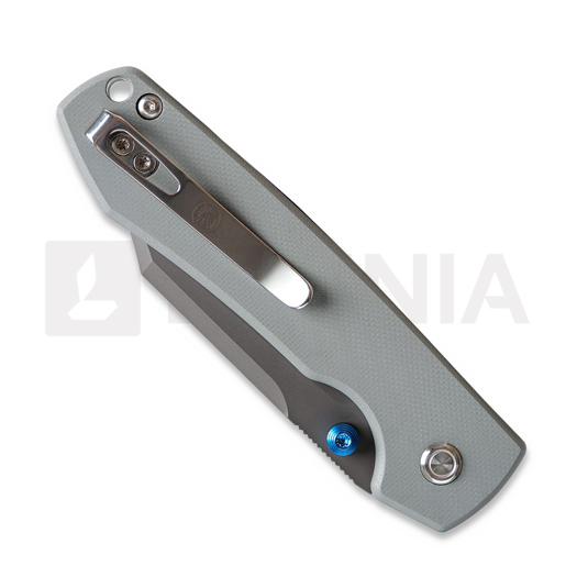 Coltello pieghevole Vosteed Raccoon 2.0 Top Liner Lock - Destroyer Gray Bowie - G10, grigio