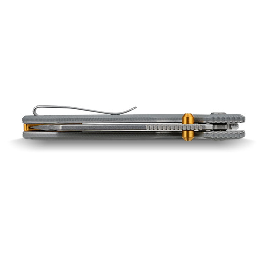 Vosteed Raccoon 2.0 Top Liner Lock - S/W Sheepsfoot - G10 sulankstomas peilis, pilka