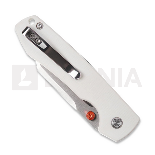 Vosteed Raccoon 2.0 Top Liner Lock - Satin Bowie - G10 sulankstomas peilis, balta