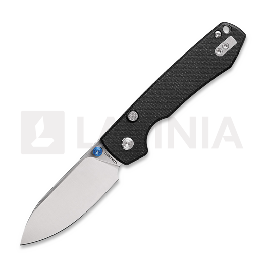 Couteau pliant Vosteed Raccoon 2.0 Top Liner Lock - Satin Drop - Micarta, noir